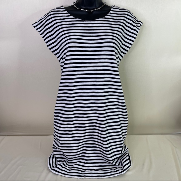 Madewell Dress Size XS Zip Line Down Back 100% Cotton - Picture 3 of 14